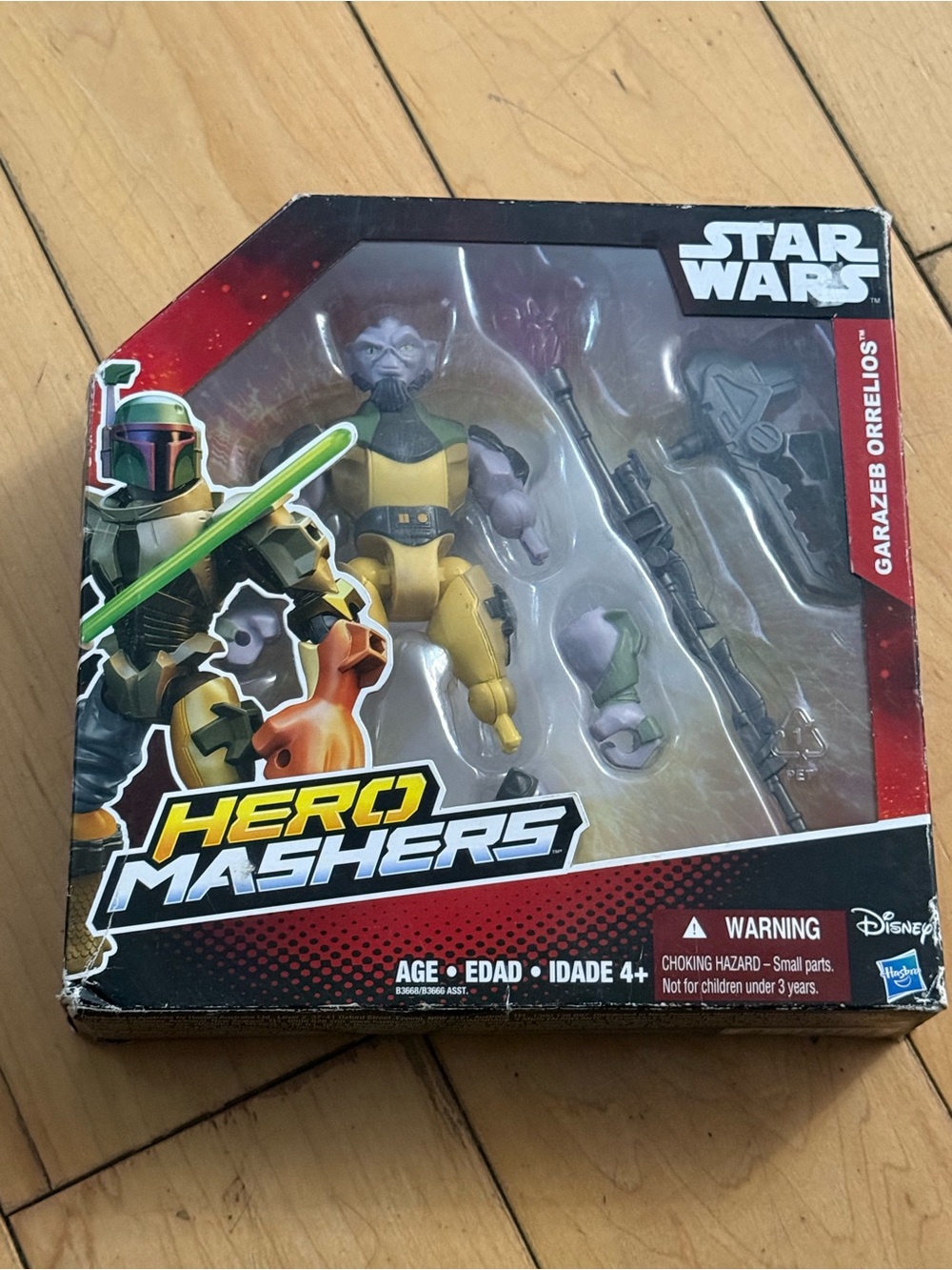 Star Wars Hero Mashers Garazeb Orrelios Yellow & Purple Action Figure